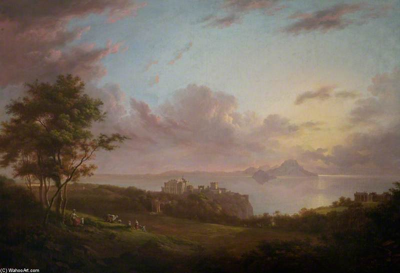 A View Of Culzean Castle In The Early Evening — Alexander Nasmyth