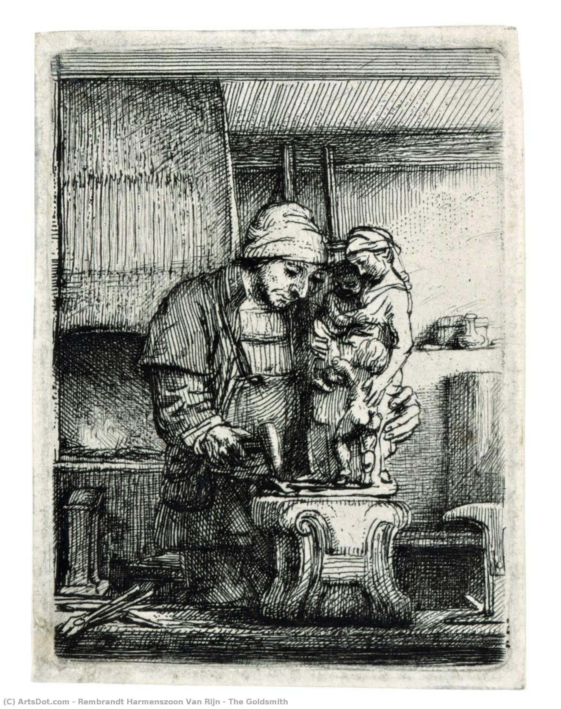 The Goldsmith — Rembrandt Van Rijn