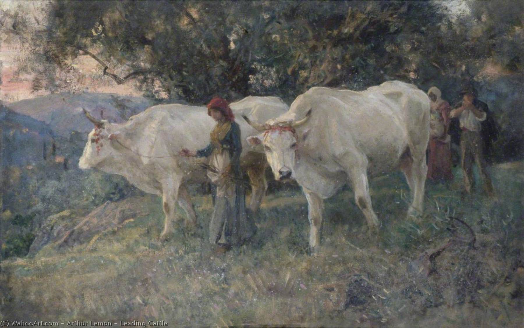 Leading Cattle — Arthur Lemon