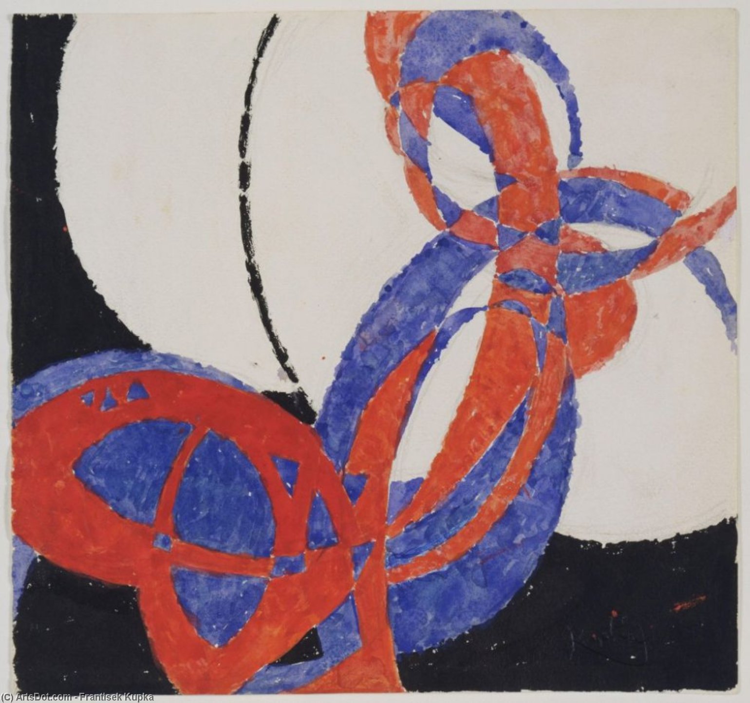 Replica Of Fugue In Two Colors: Amorpha — František Kupka