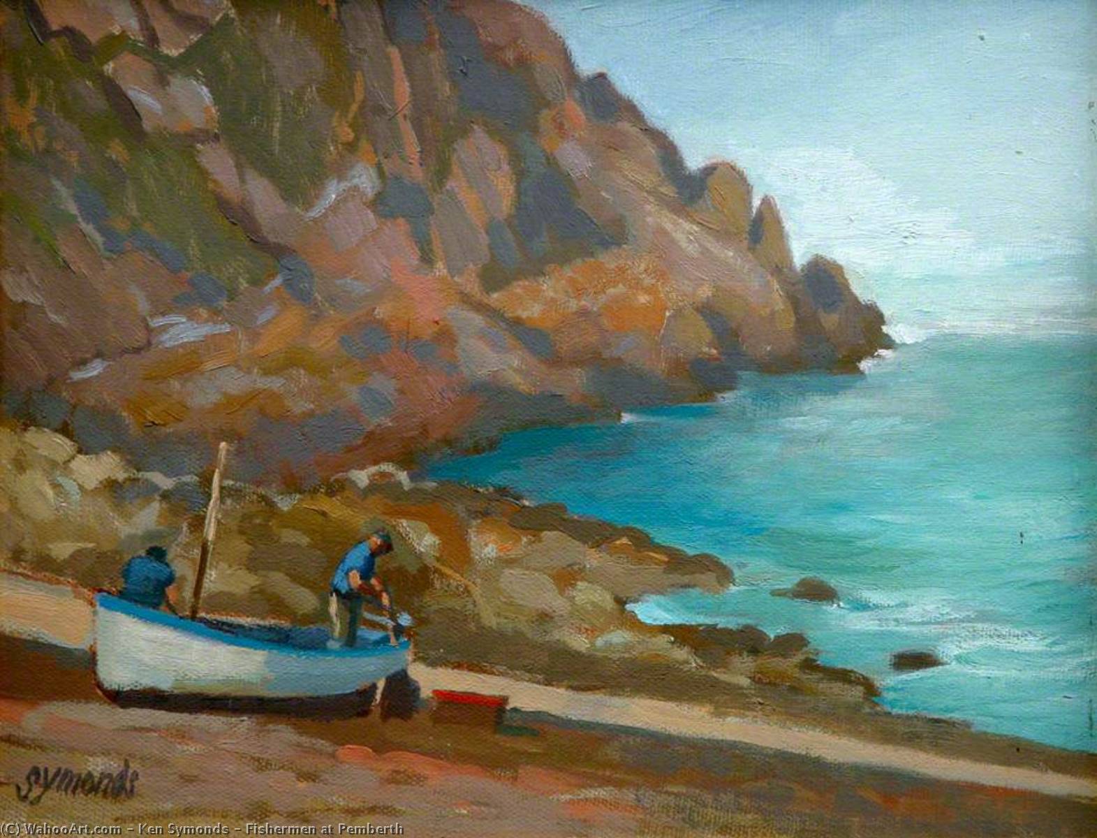 Fishermen At Pemberth — Ken Symonds