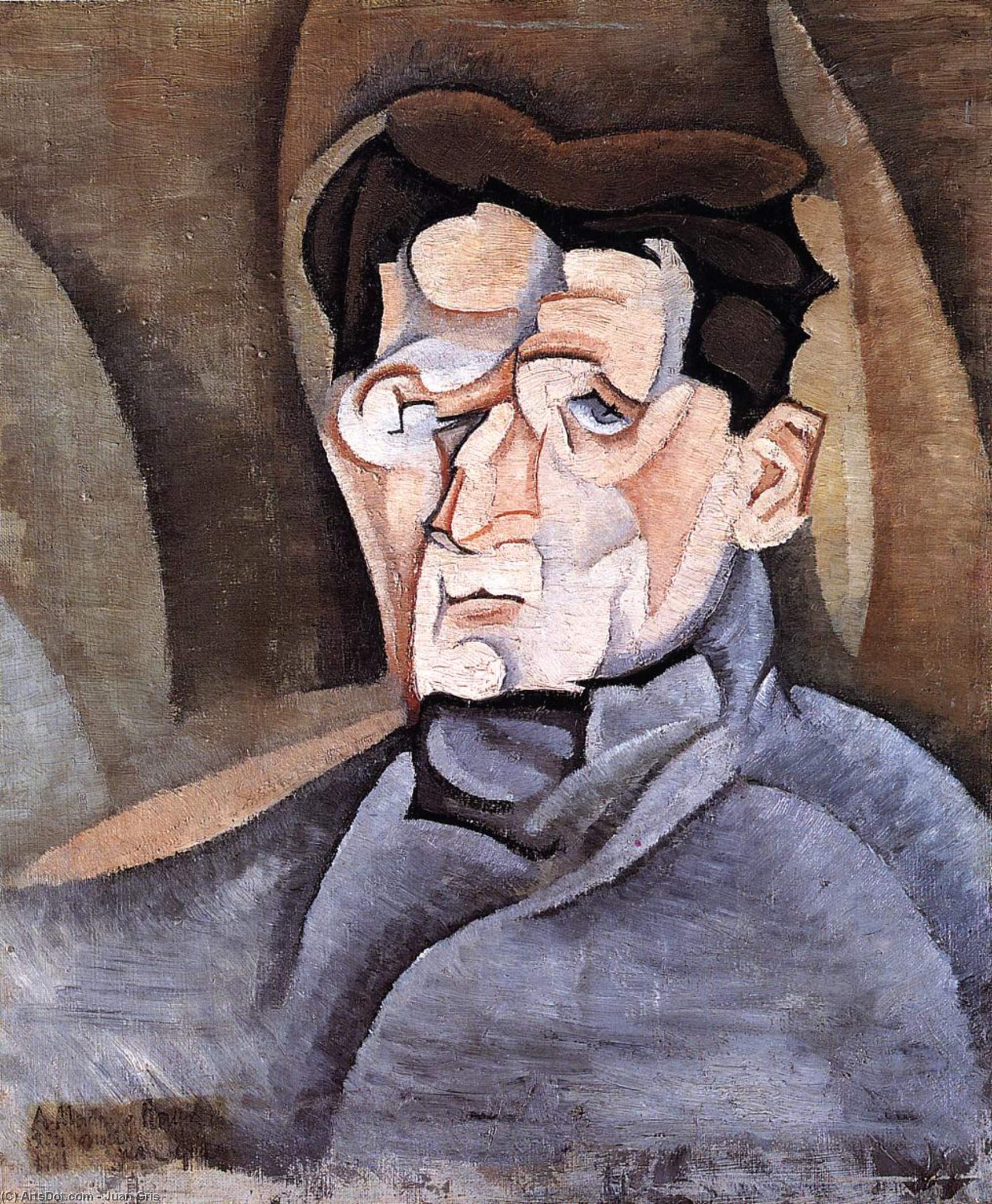 Portrait Of Maurice Raynal — Juan Gris