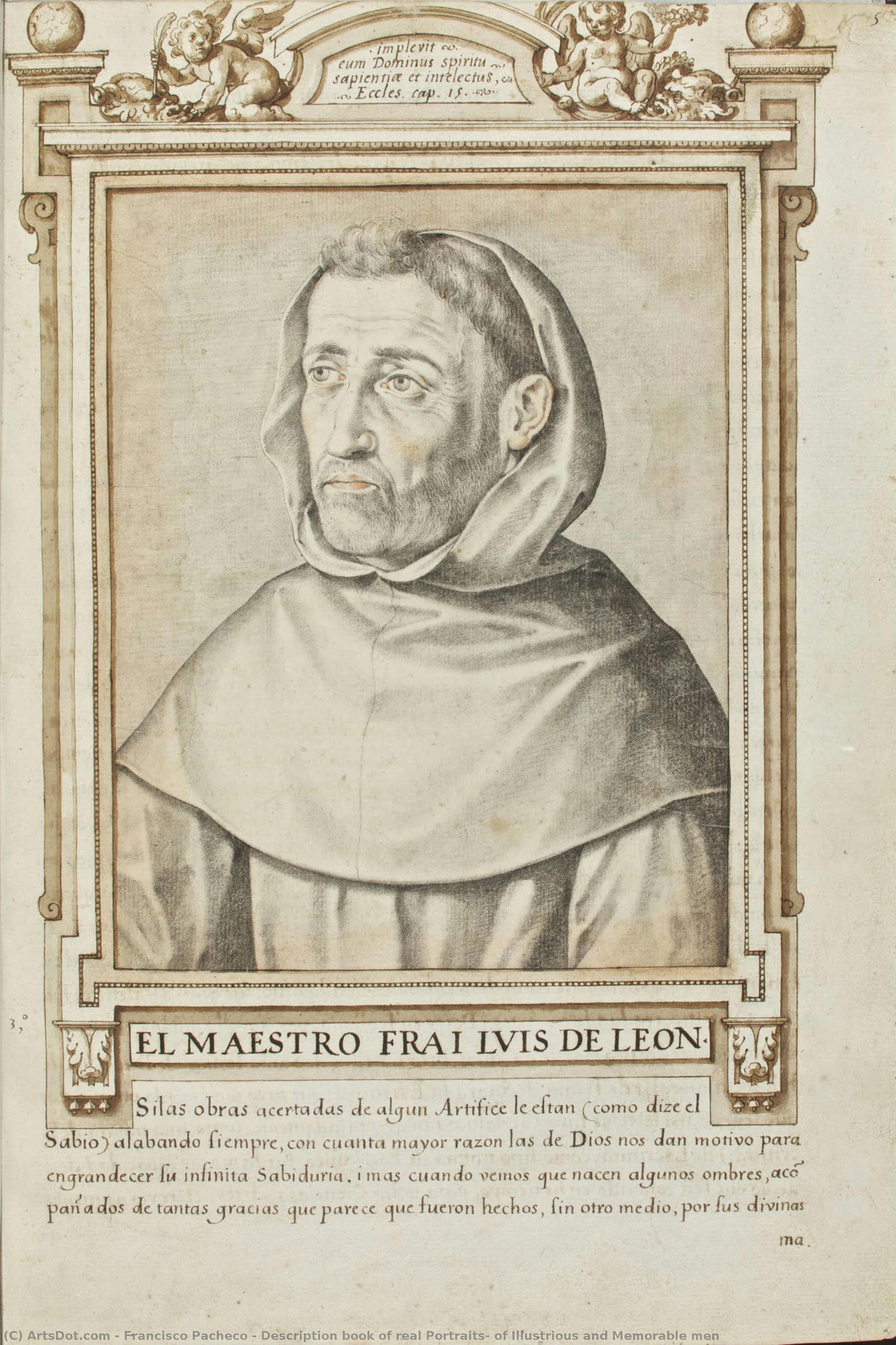 Description Book Of Real Portraits, Of Illustrious And Memorable Men — Francisco Pacheco