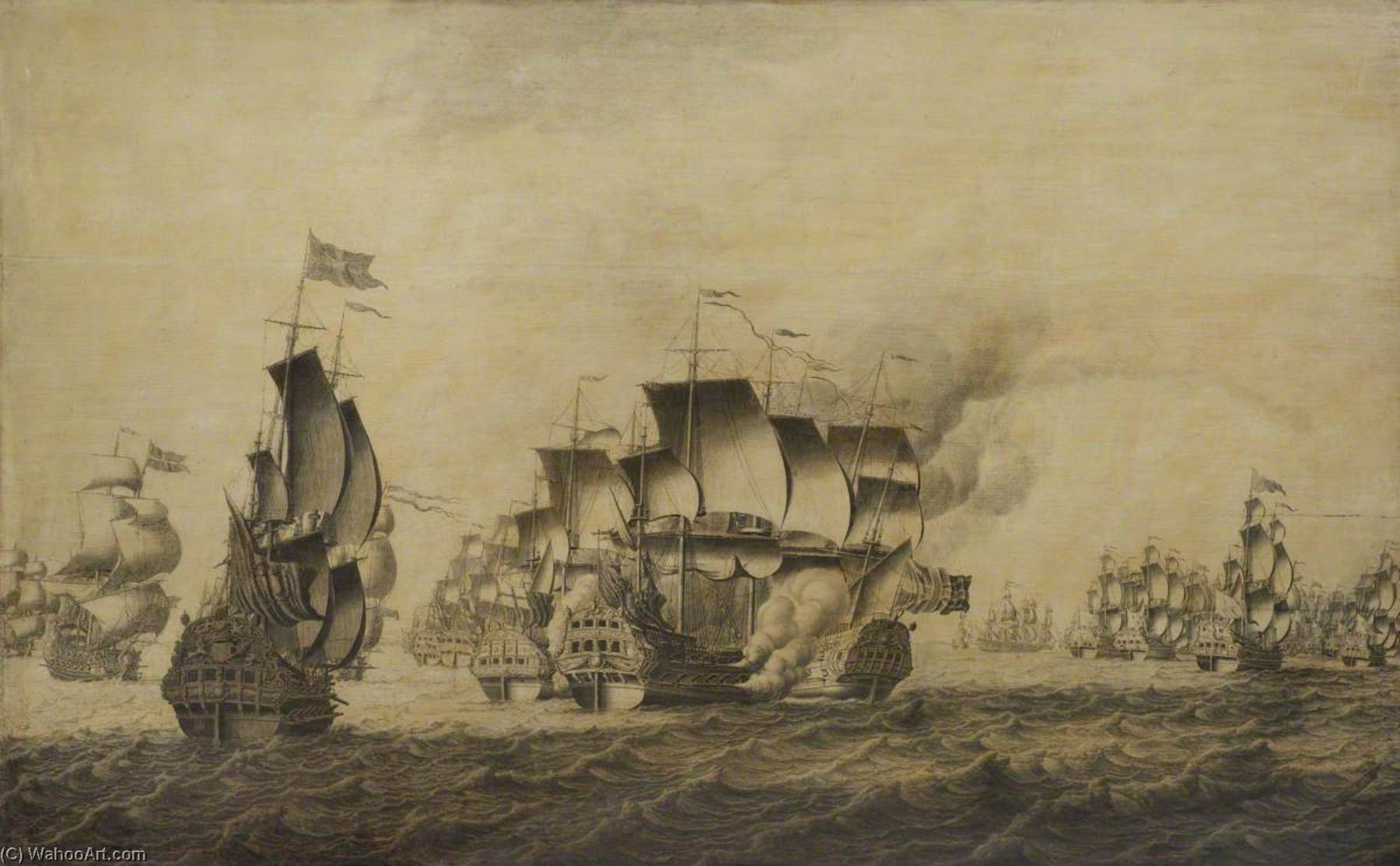 Forbin's Attempt Against Scotland, 13 March 1708 — Adriaen Van Salm