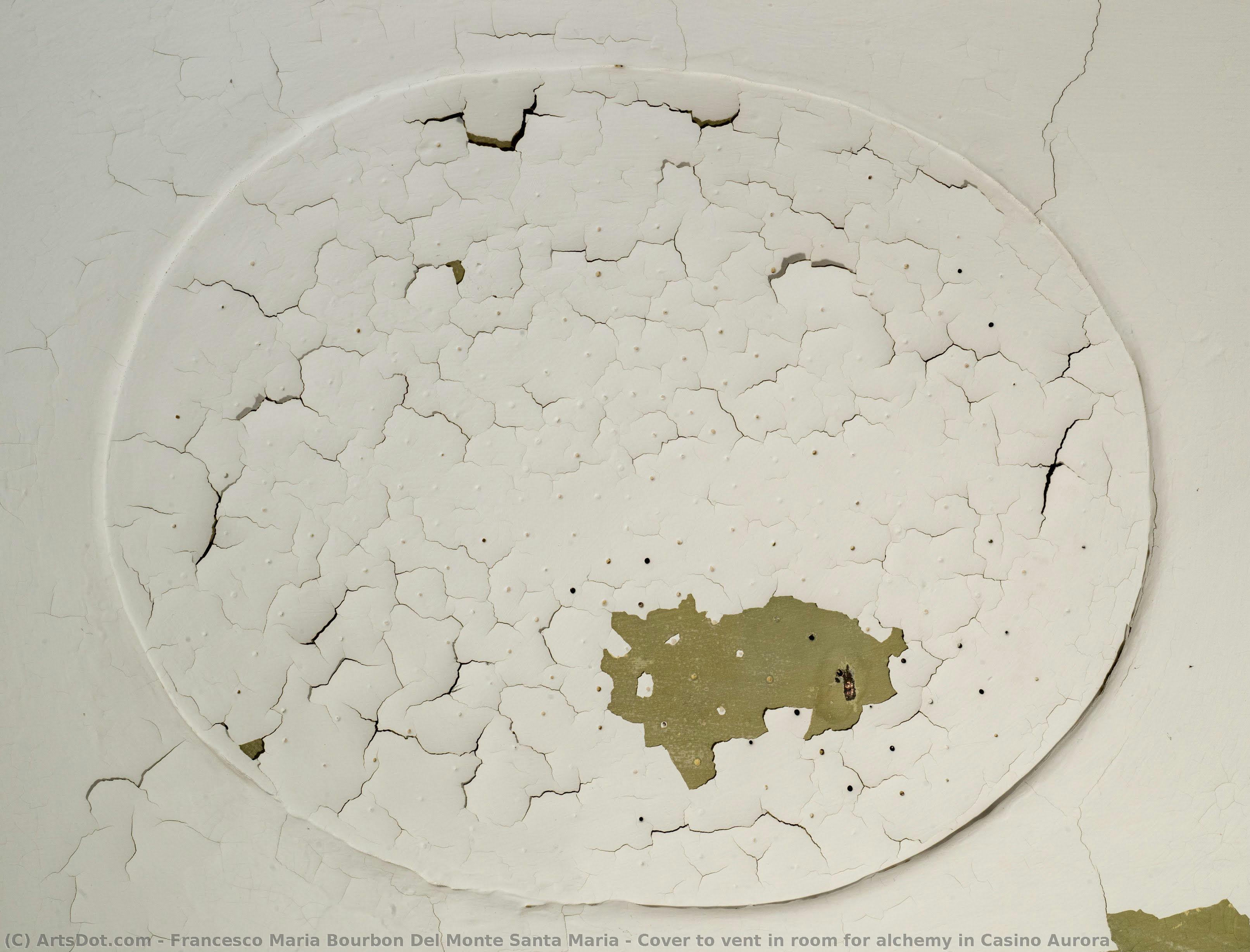 Cover To Vent In Room For Alchemy In Casino Aurora — Francesco Maria Bourbon Del Monte Santa Maria