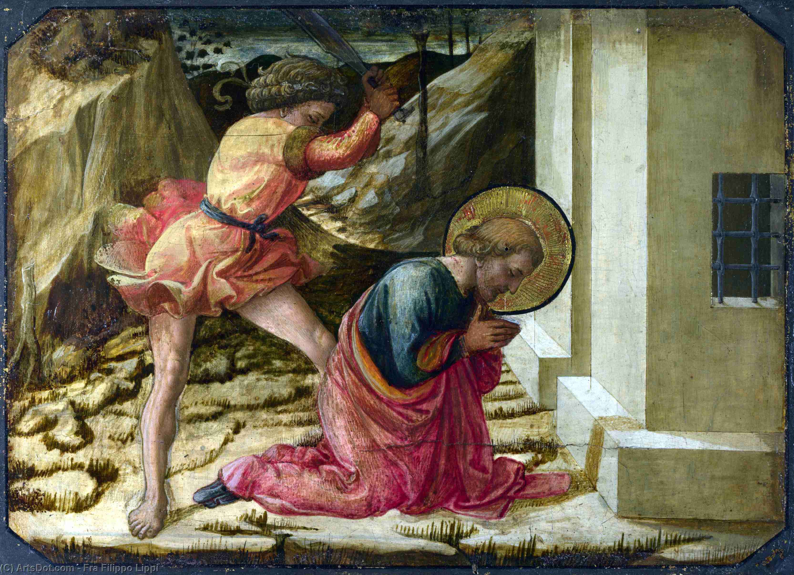 Beheading Of Saint James The Great - Predella Panel — Filippo Di Tommaso Lippi