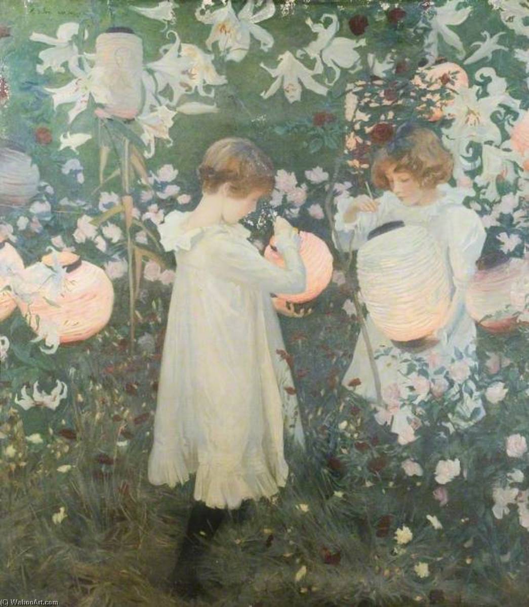 'lily, Carnation, Lily, Rose' (copy Of John Singer Sargent) — Reginald Grenville Eves