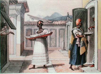 Travelling Saleswomen In Rio De Janeiro In — Jean-baptiste Debret