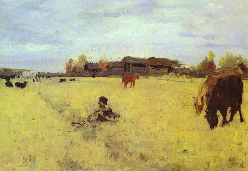 October. Domotcanovo — Valentín Aleksándrovich Sérov