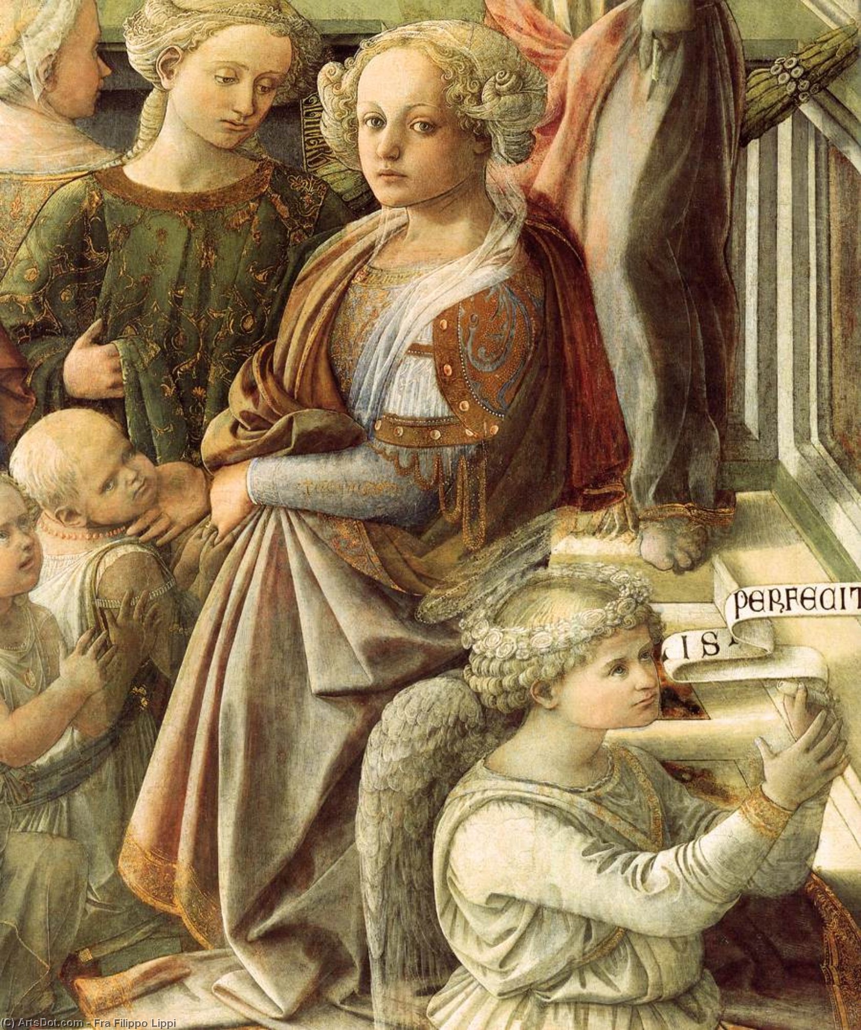 Coronation Of The Virgin (detail) — Filippo Lippi