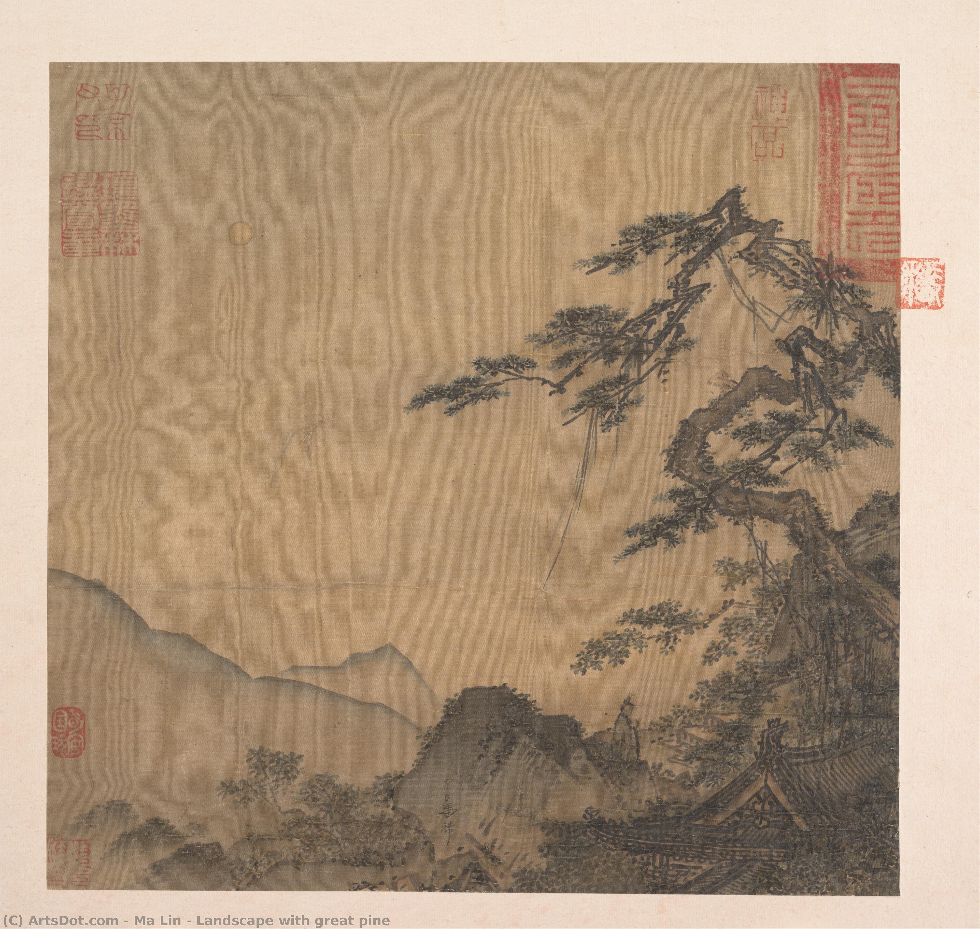 Landscape With Great Pine — Ma Lin