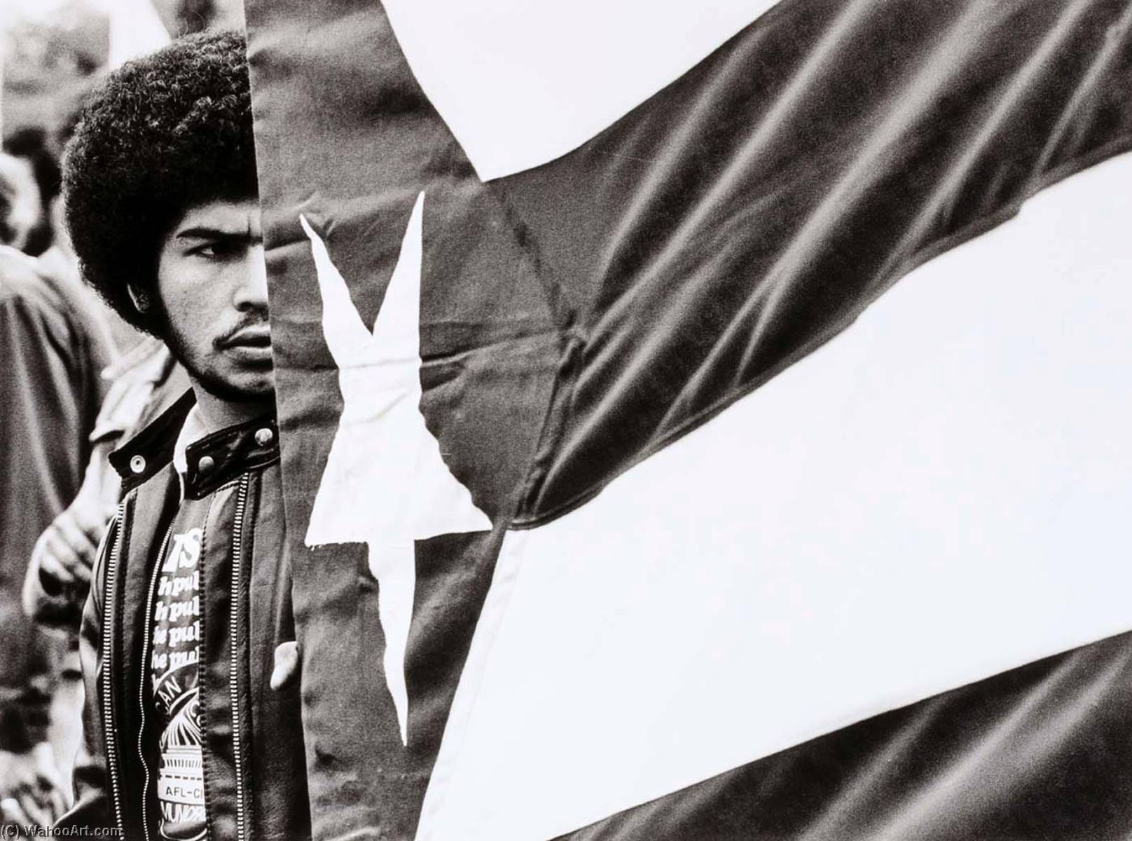 Man With Flag (washington, D.c.) — Frank Espada