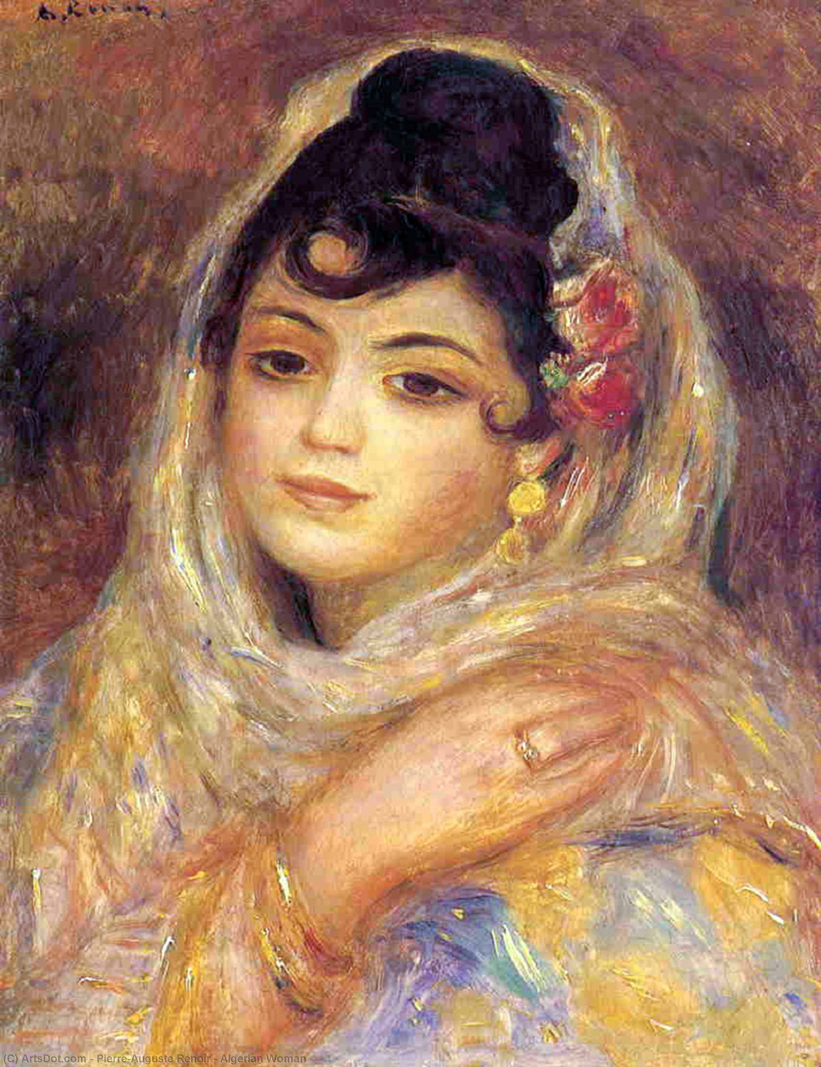 Algerian Woman — Pierre-auguste Renoir