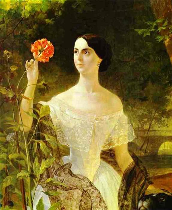 Portrait Of S. A. Bobrinsky — Karl Pavlovich Brulloff