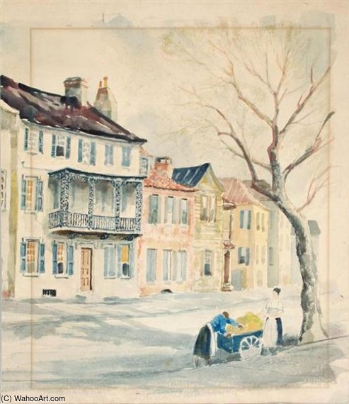 From Church And Tradd Streets — Alfred Heber Hutty