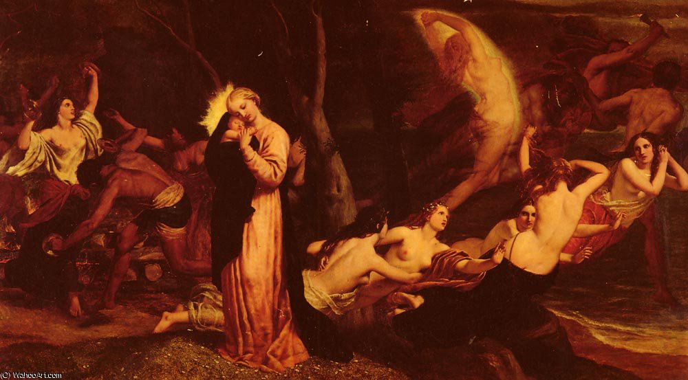 Flight Of The Pagan Deities — Frederick Richard Pickersgill