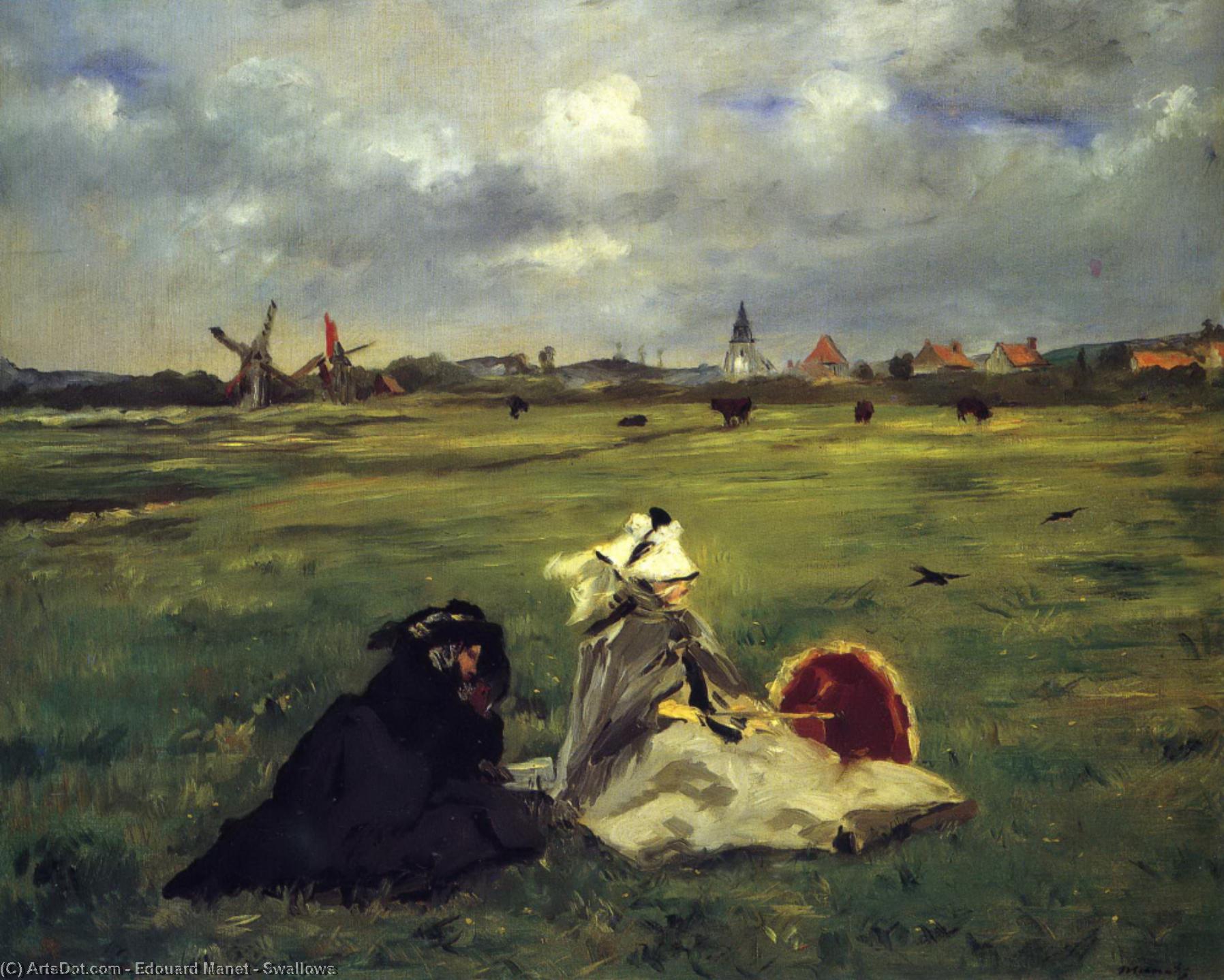 Schwalben — Édouard Manet
