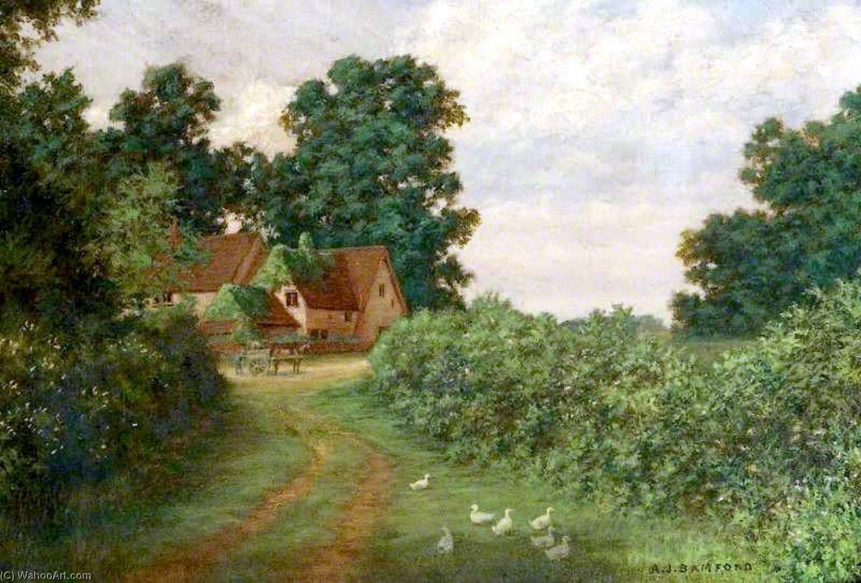 Hooks Green Farm, Clothall — Alfred John Bamford