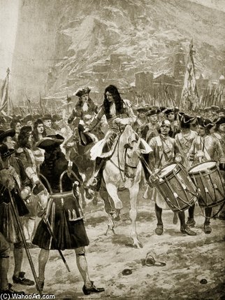 The Surrender Of Gibralter To The English — Richard Caton Woodville
