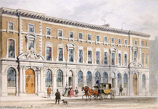 The New Building Of Merchant Taylors And Hall — Thomas Hosmer Shepherd