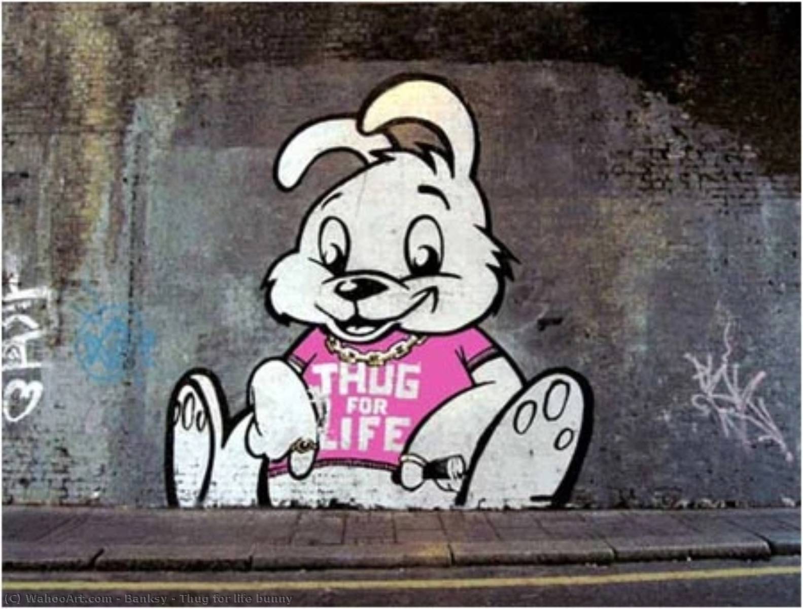 Thug For Life Bunny — Banksy