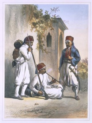 Nizamior, Regular Troops Of The Turkish Army — Émile Prisse D'avennes