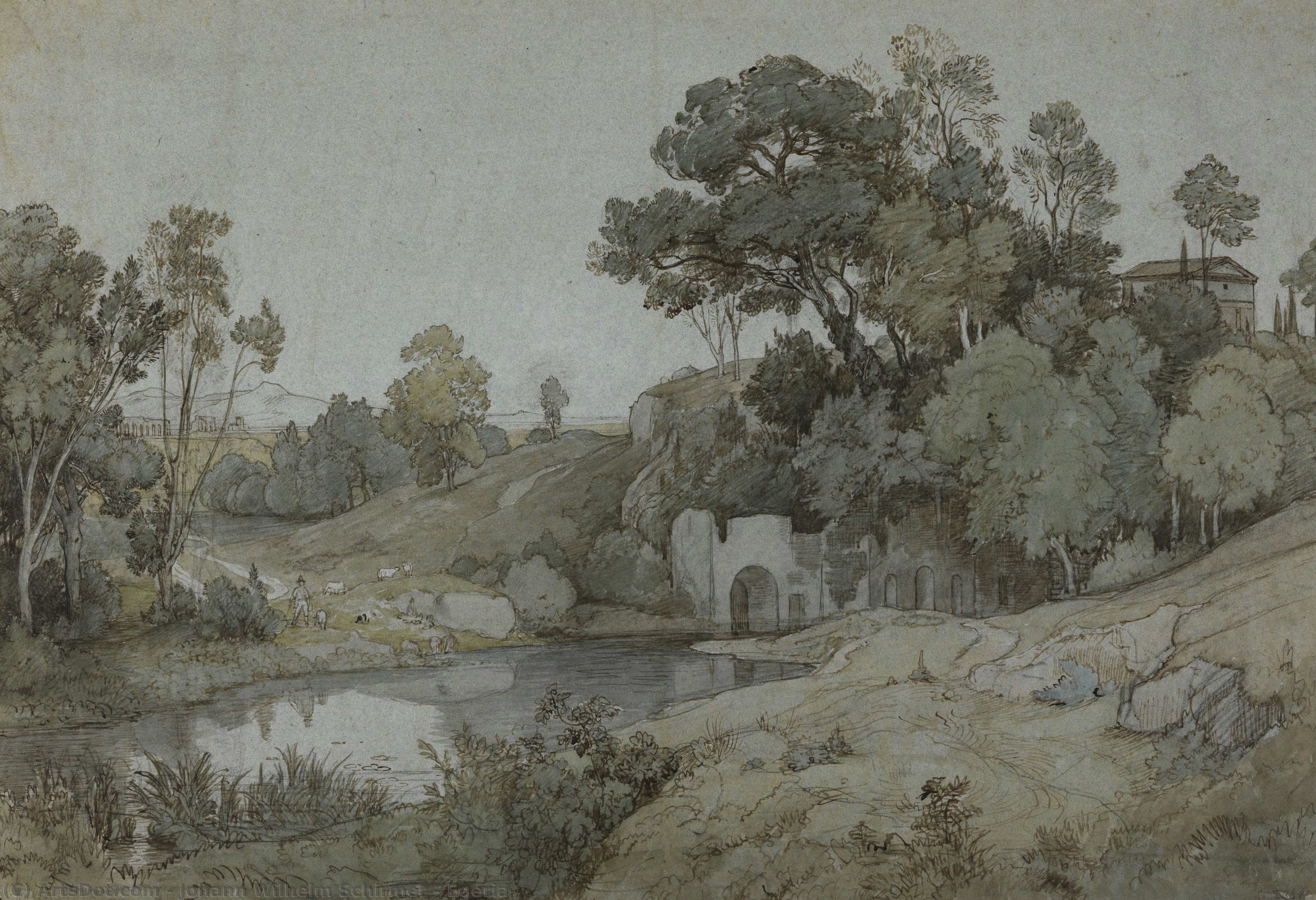 Egeria — Johann Wilhelm Schirmer