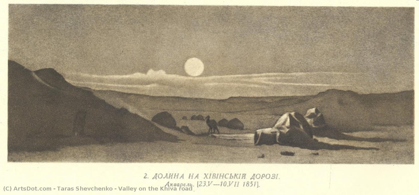 Valley On The Khiva Road — Taras Hryhorovych Shevchenko
