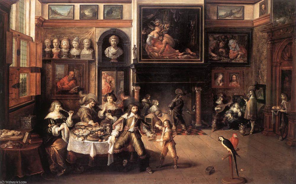 Supper At The House Of Burgomaster Rockox — Frans Francken The Younger