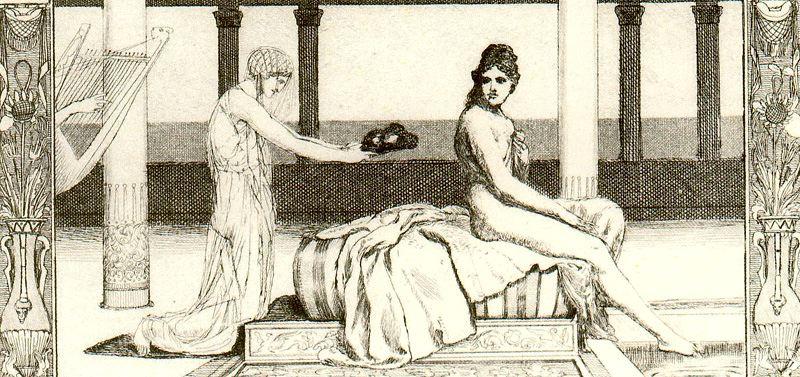 Psyche Bathing — Max Klinger