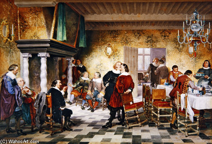 A Convivial Meeting Of The Brewer's Corporation — Louis Haghe