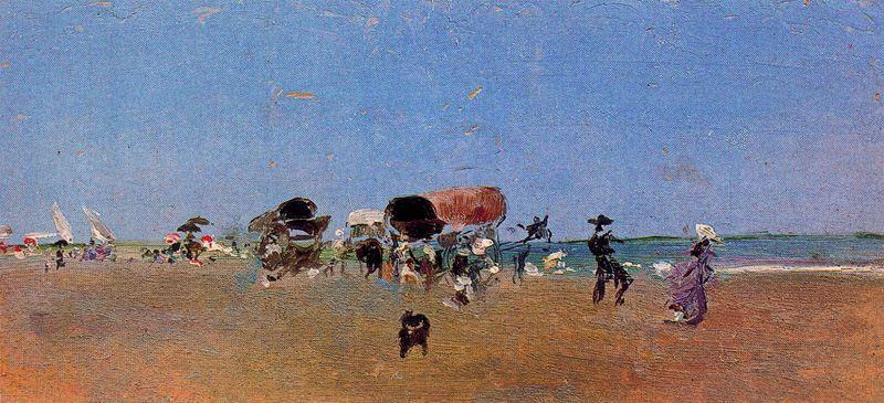 Cars On The Beach — Ignacio Pinazo Camarlench