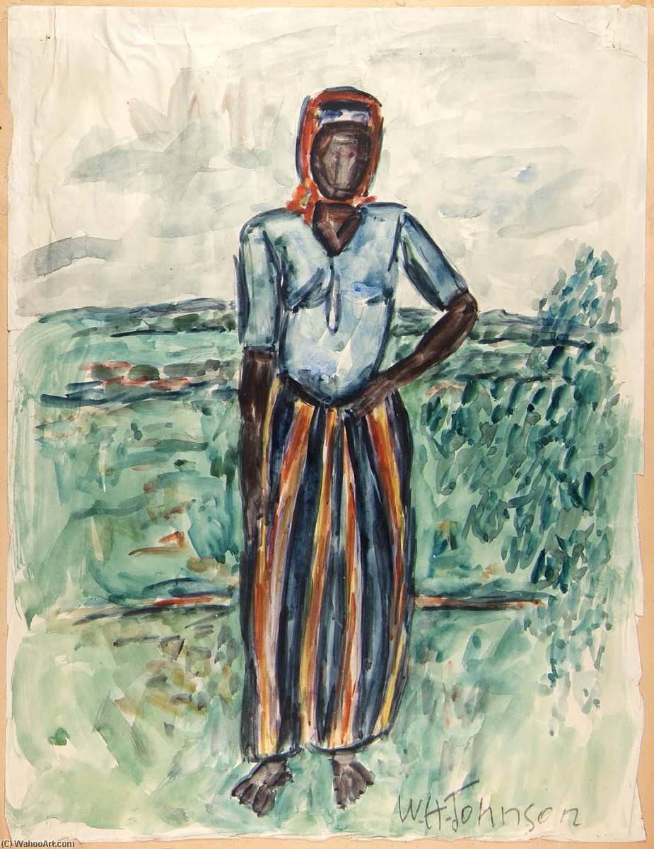 African Woman Study In Tunis — ウィリアム・h・ジョンソン