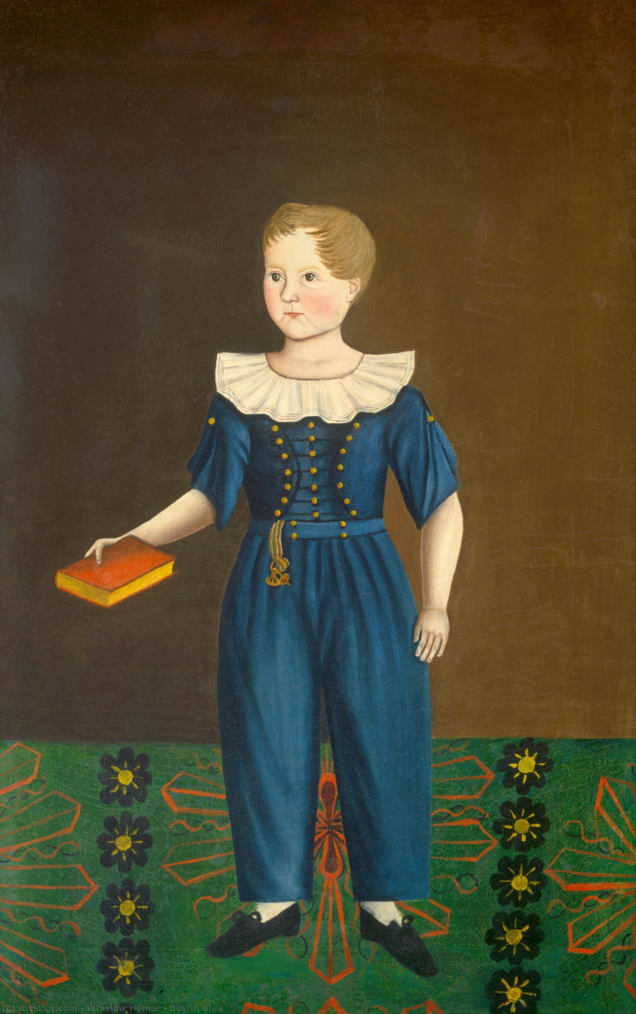 Boy In Blue — Winslow Homer