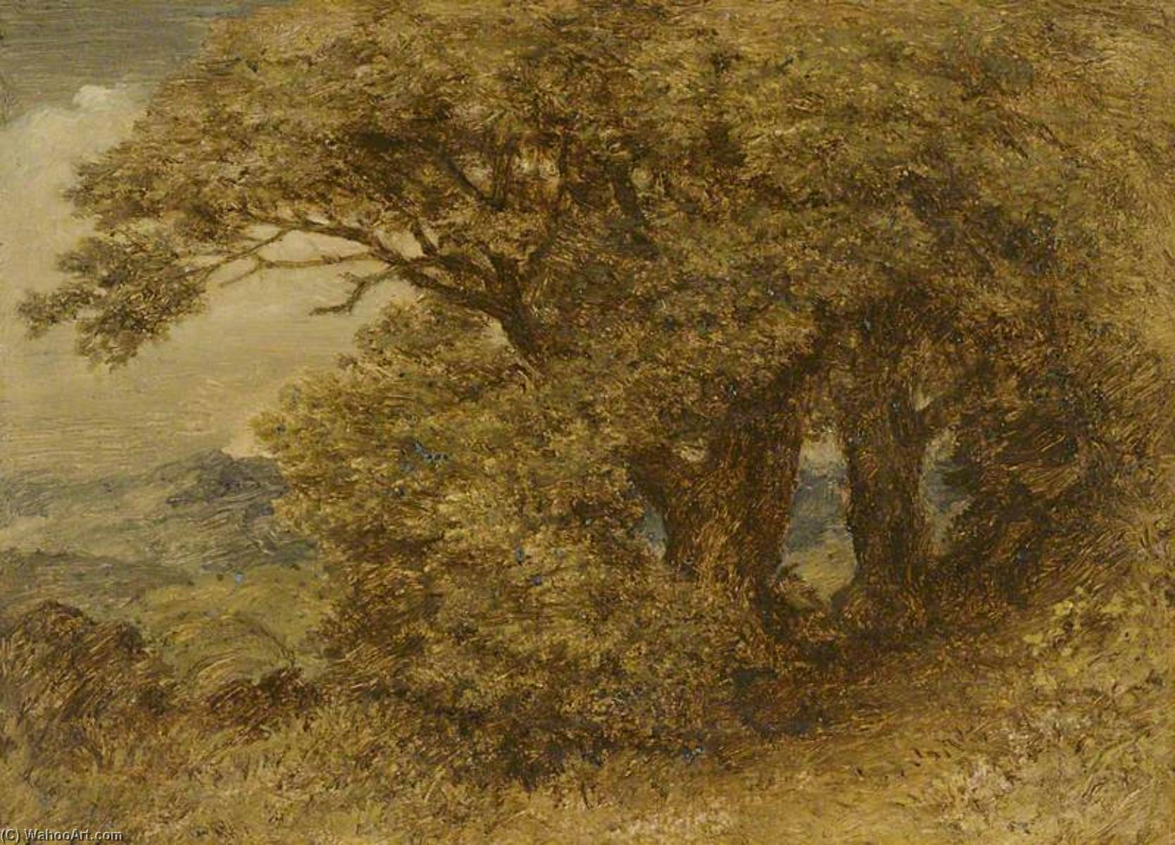 Oak Trees In Summer — Edward Calvert