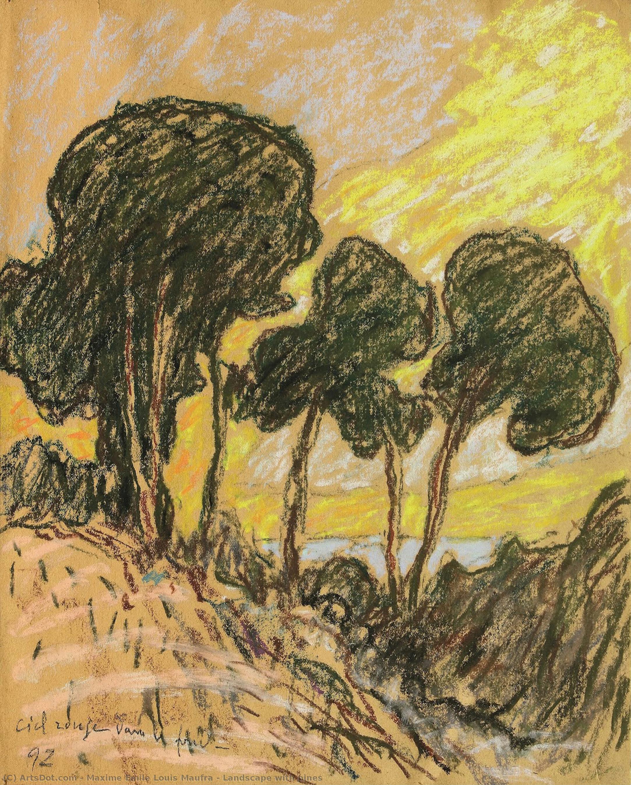 Landscape With Pines — Maxime Maufra