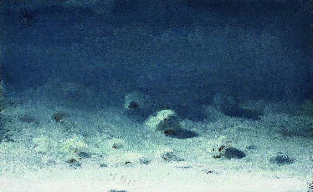 Moonlit Night. Winter — Arkhip Ivanovich Kuindzhi