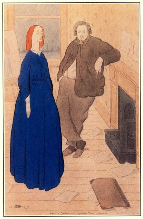 Rossetti’s Courtship. Chatham Place — Sir Max Beerbohm