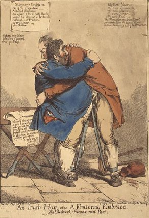 An Irish Hug Alias A Fraternal Embrace — James Arthur O Connor