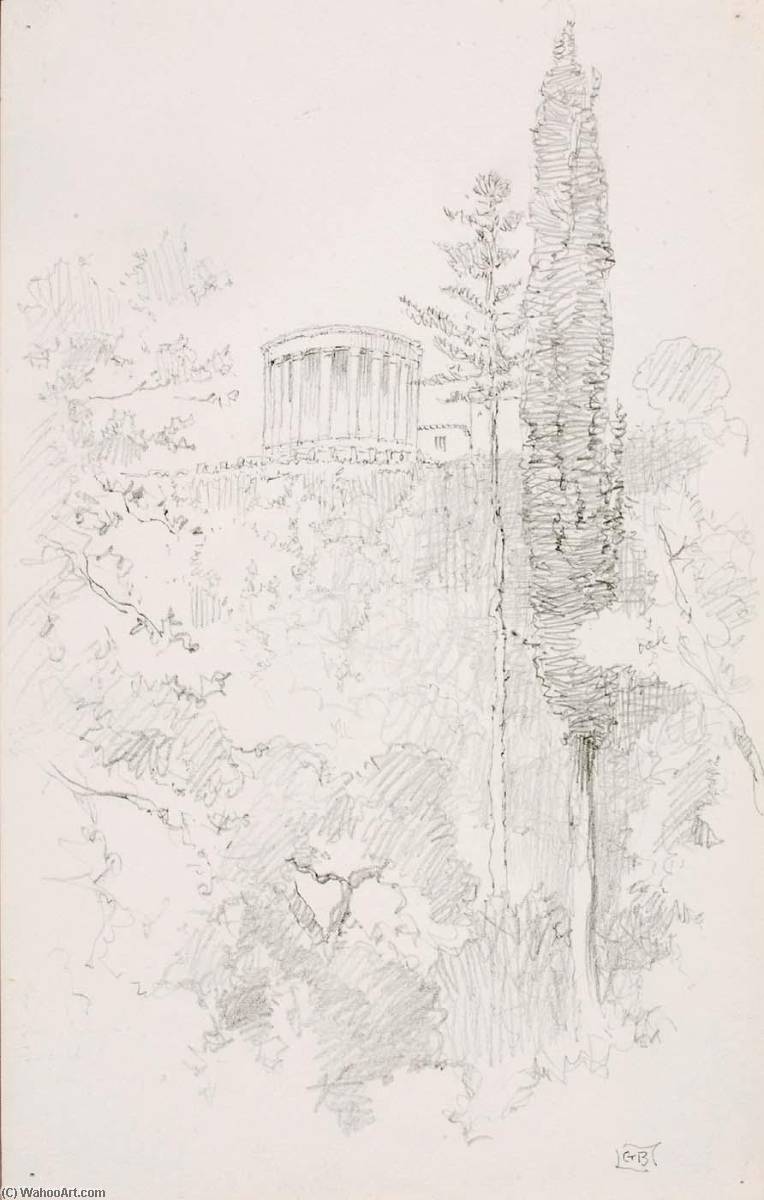 Temple Of The Sibyl, Tivoli — George Elbert Burr