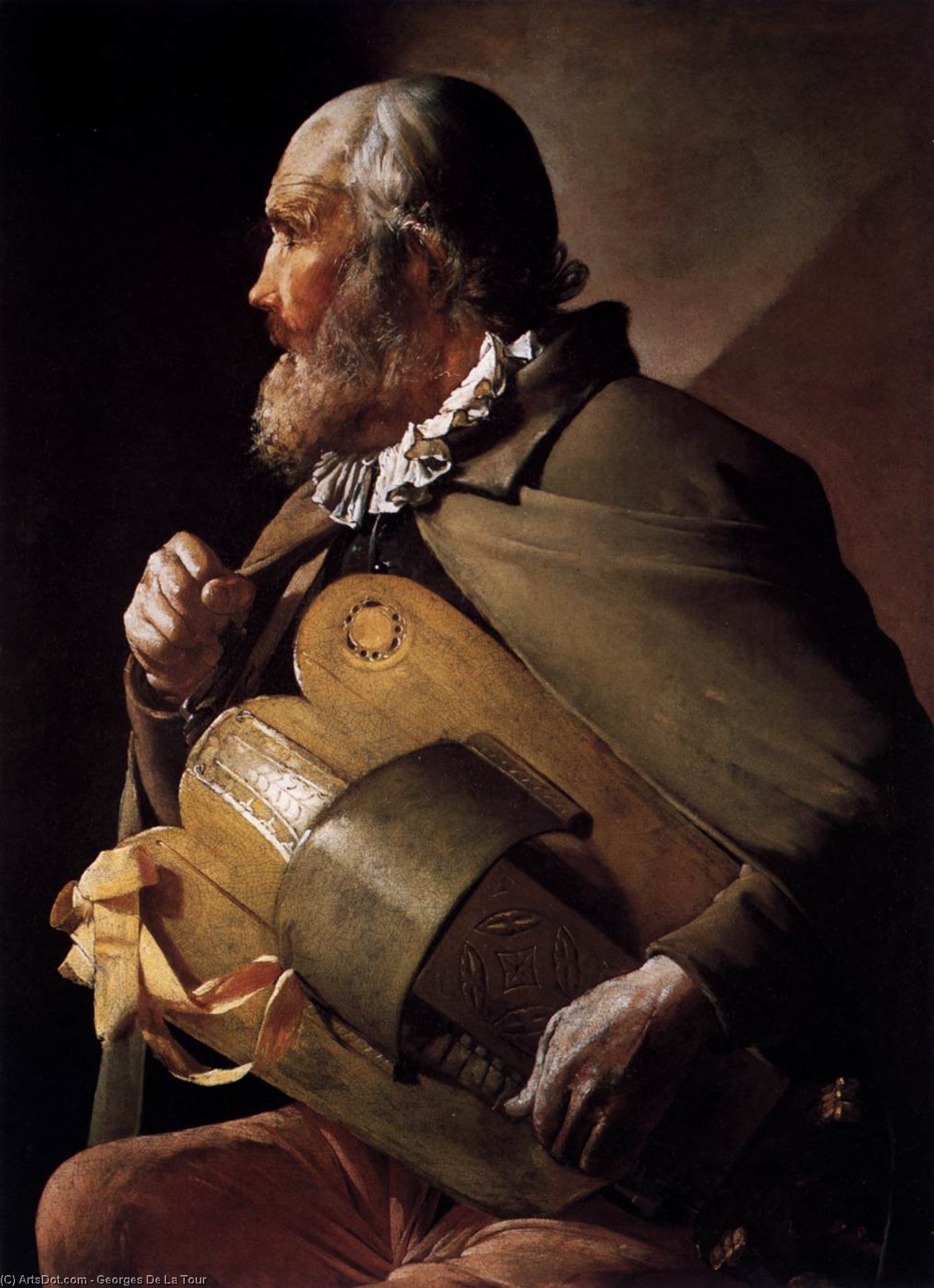 El Músico Ciego — Georges De La Tour