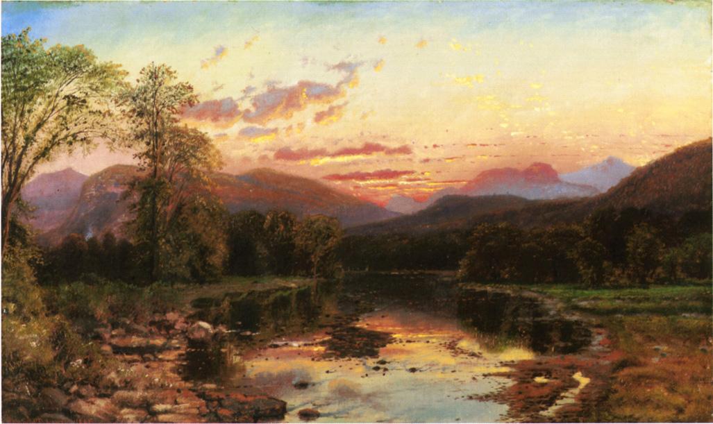 Sunset Landscape — Edmund Darch Lewis