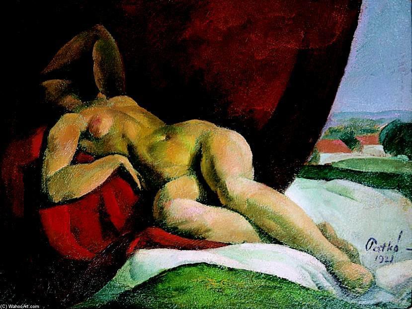 Reclining Nude (study For The Siesta) — Károly Patko