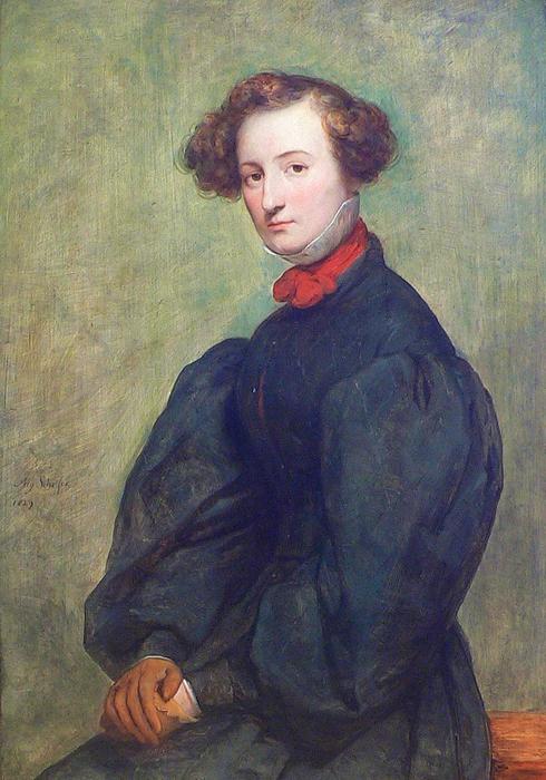 Portrait Of Félicie De Fauveau — Ary Scheffer