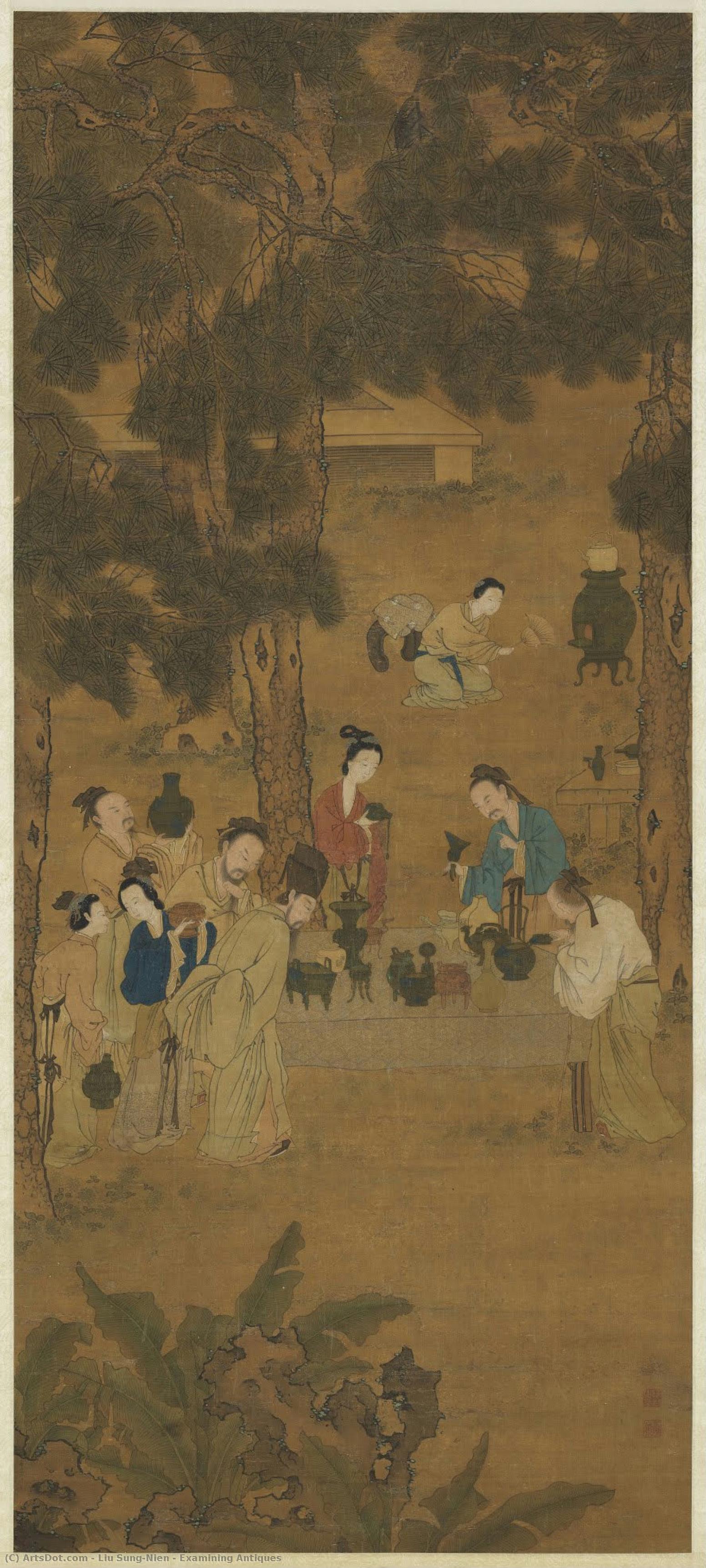 Examinando Antigüedades — Liu Songnian