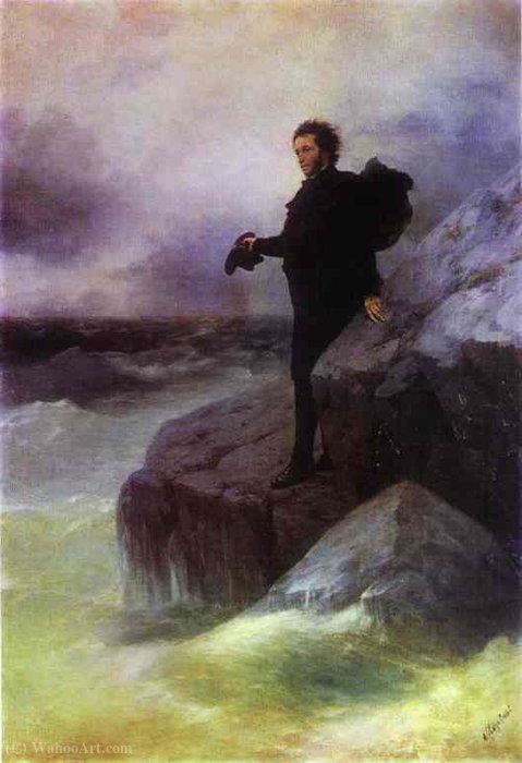 Pushkin's Farewell To The Sea — Ivan Konstantinovich Aivazovsky