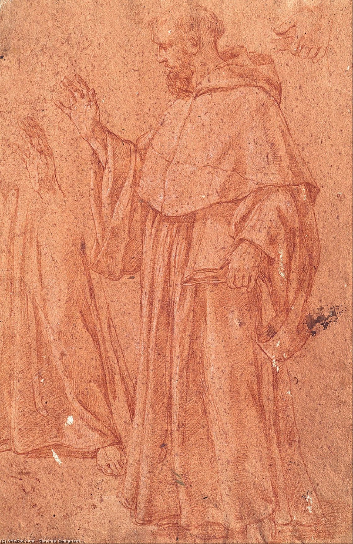 Study Of Saint Augustine — Giacinto Gimignani