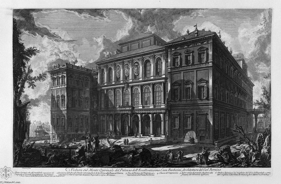 View Of The Palace Stopani — Giovanni Battista Piranesi