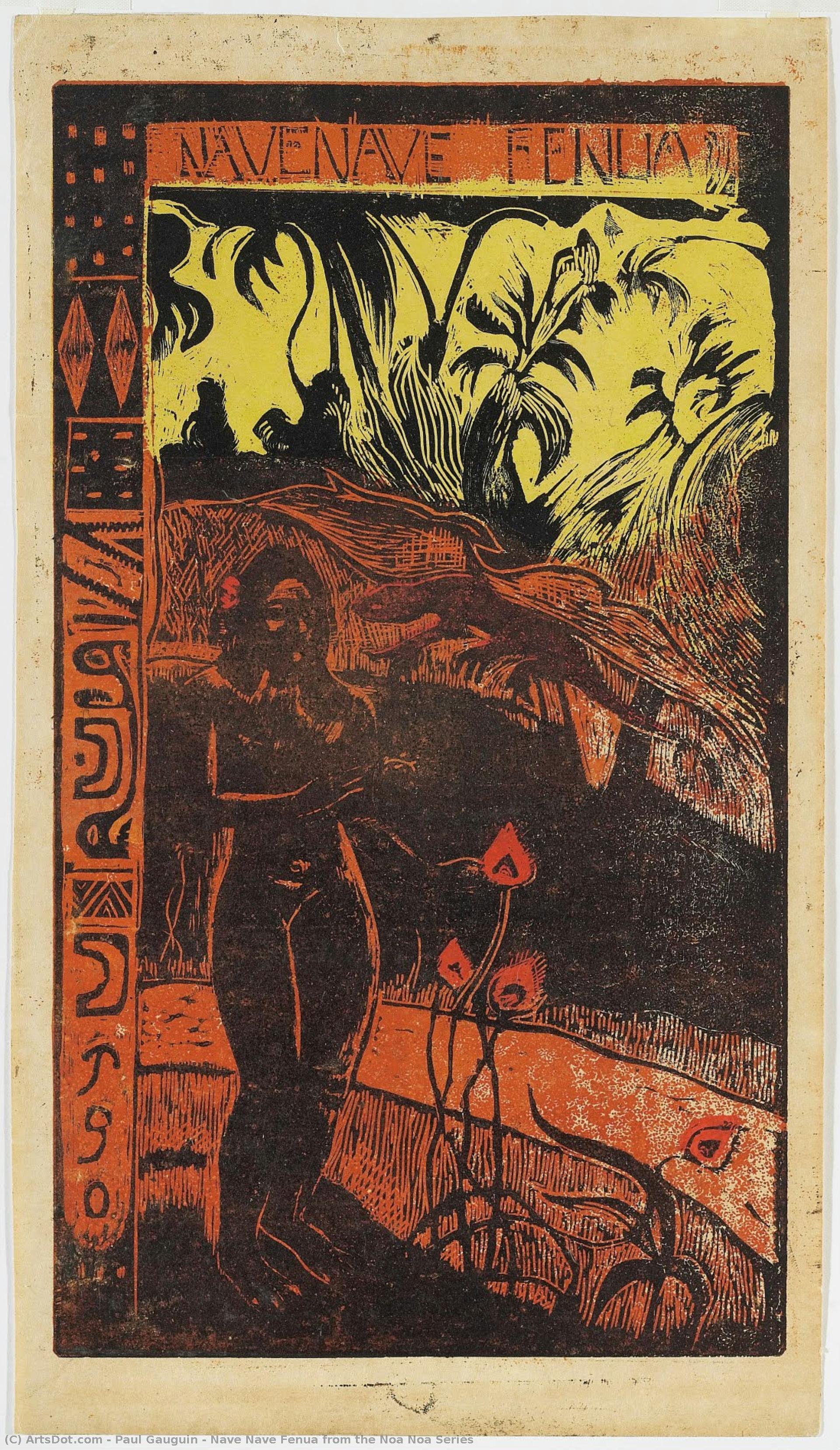 Nave Nave Fenua From The Noa Noa Series — Eugène Henri Paul Gauguin