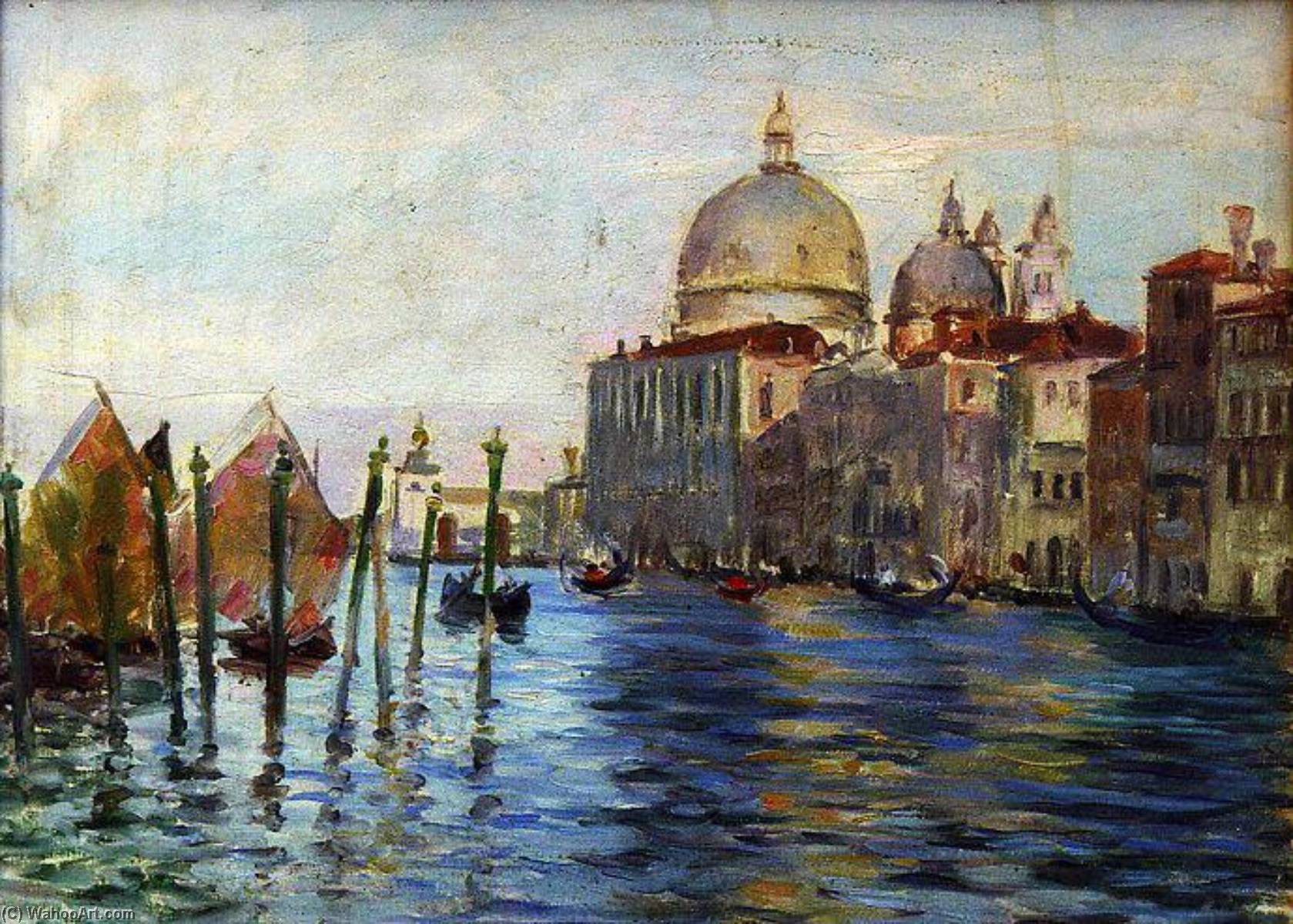 La Salute Et Le Grand Canal À Venise (titre Inscrit) — Joseph-félix Bouchor